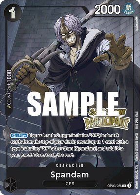 Spandam (Offline Regional 2023) [Participant], One Piece Promotion Cards