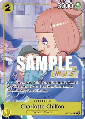Charlotte Chiffon (Offline Regional 2023) [Finalist], One Piece Promotion Cards