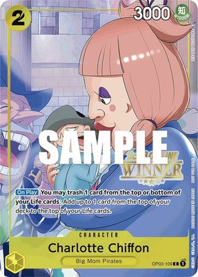 Charlotte Chiffon (Offline Regional 2023) [Winner], One Piece Promotion Cards