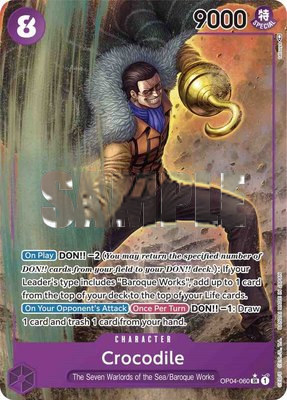 Crocodile (060) (Alternate Art), Kingdoms of Intrigue