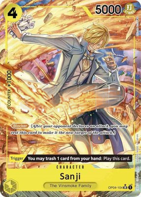 Sanji (104) (Alternate Art), Kingdoms of Intrigue