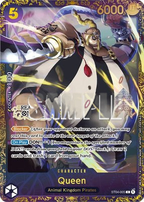 Queen (Treasure Cup), One Piece Promotion Cards