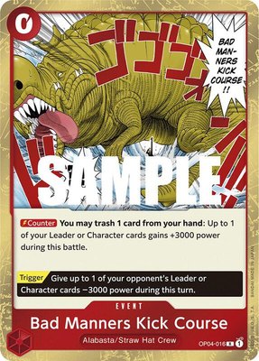 Bad Manners Kick Course, Kingdoms of Intrigue