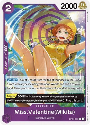 Miss.Valentine(Mikita), Kingdoms of Intrigue