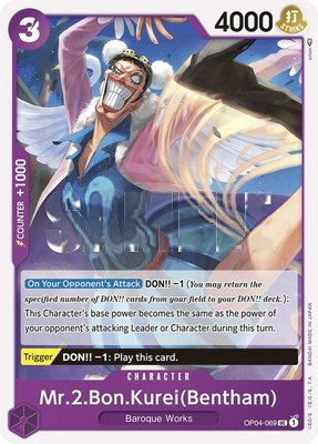 Mr.2.Bon.Kurei (Bentham), Kingdoms of Intrigue