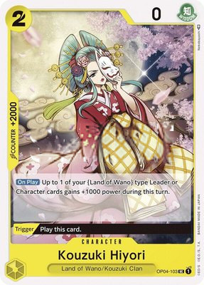 Kouzuki Hiyori, Kingdoms of Intrigue