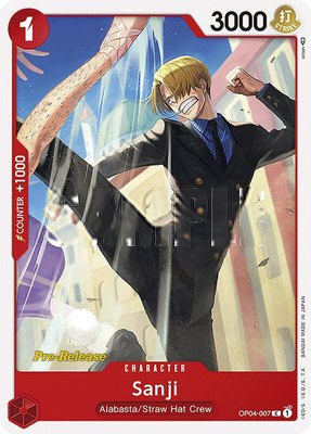 Sanji (007), Kingdoms of Intrigue Pre-Release Cards