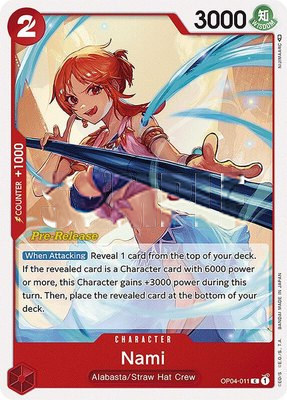Nami, Kingdoms of Intrigue Pre-Release Cards