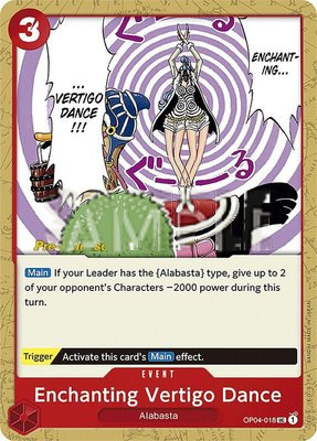 Enchanting Vertigo Dance, Kingdoms of Intrigue Pre-Release Cards
