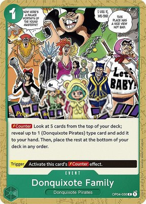 Donquixote Family, Kingdoms of Intrigue Pre-Release Cards