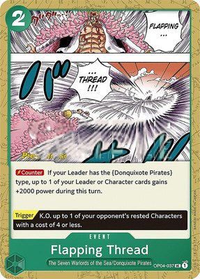 Flapping Thread, Kingdoms of Intrigue Pre-Release Cards