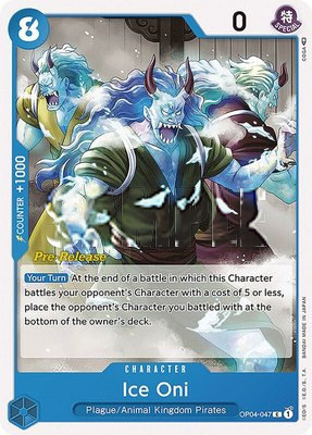 Ice Oni, Kingdoms of Intrigue Pre-Release Cards