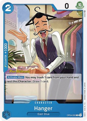 Hanger, Kingdoms of Intrigue Pre-Release Cards