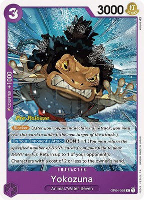 Yokozuna, Kingdoms of Intrigue Pre-Release Cards