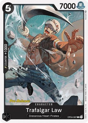 Trafalgar Law, Kingdoms of Intrigue Pre-Release Cards