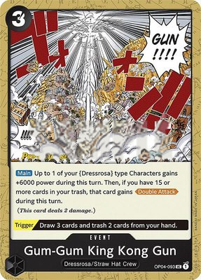 Gum-Gum King Kong Gun, Kingdoms of Intrigue Pre-Release Cards