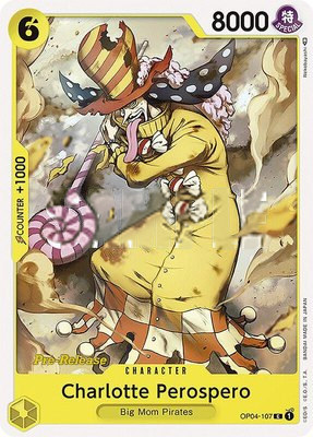 Charlotte Perospero, Kingdoms of Intrigue Pre-Release Cards