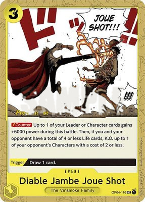Diable Jambe Joue Shot, Kingdoms of Intrigue Pre-Release Cards