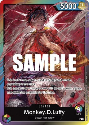 Monkey.D.Luffy (Leader Pack) (Sealed Battle 2023 Vol. 1), One Piece Promotion Cards
