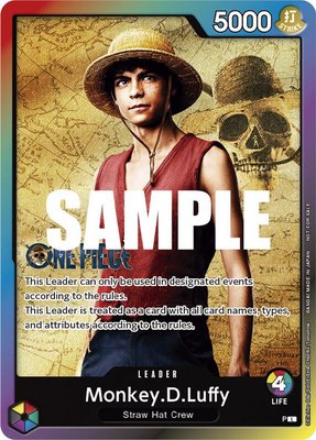Monkey.D.Luffy (Leader Pack - Live Action) (Sealed Battle 2023 Vol. 1), One Piece Promotion Cards