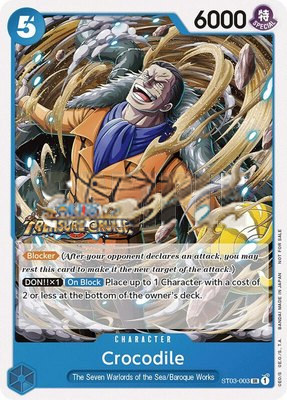 Crocodile (Tournament Pack Vol. 5), One Piece Promotion Cards