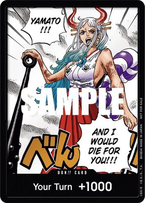 DON!! Card (Yamato) (1st Anniversary DON!! Card Pack), One Piece Promotion Cards