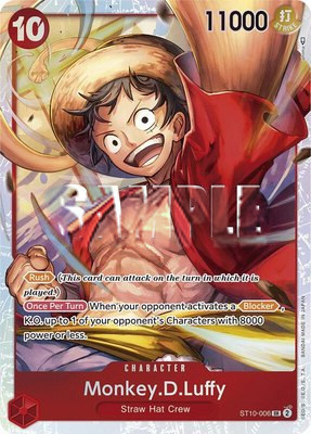 Monkey.D.Luffy (006), Ultra Deck: The Three Captains