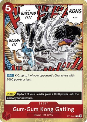Gum-Gum Kong Gatling, Ultra Deck: The Three Captains