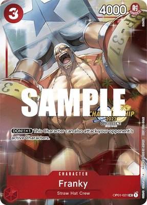 Franky (CS 2023 Celebration Pack), One Piece Promotion Cards