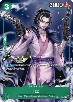 Izo (CS 2023 Celebration Pack), One Piece Promotion Cards