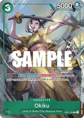 Okiku (CS 2023 Celebration Pack), One Piece Promotion Cards