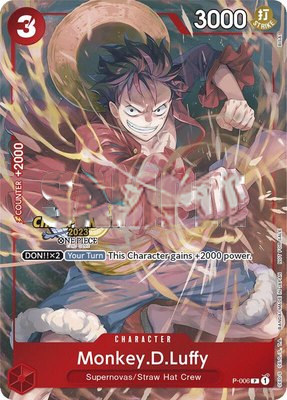 Monkey.D.Luffy (006) (CS 2023 Celebration Pack), One Piece Promotion Cards