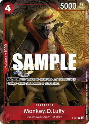 Monkey.D.Luffy (007) (CS 2023 Celebration Pack), One Piece Promotion Cards