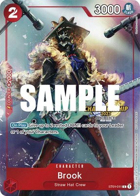 Brook (CS 2023 Celebration Pack), One Piece Promotion Cards