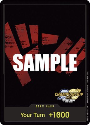 DON!! Card (CS 2023 Celebration Pack), One Piece Promotion Cards