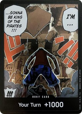 DON!! Card (Luffy vs. Crocodile) (Devil Fruits Collection Vol. 1), One Piece Promotion Cards