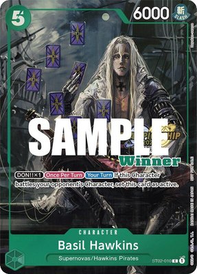 Basil Hawkins (CS 2023 Top Players Pack) [Winner], One Piece Promotion Cards