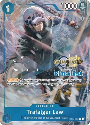 Trafalgar Law (CS 2023 Top Players Pack) [Finalist], One Piece Promotion Cards