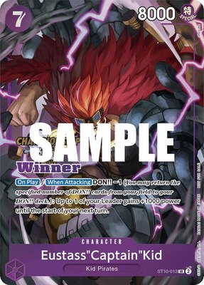 Eustass"Captain"Kid (CS 2023 Top Players Pack) [Winner], One Piece Promotion Cards