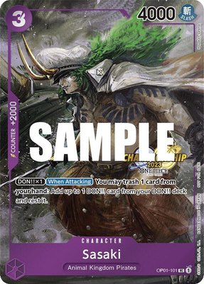 Sasaki (CS 2023 Event Pack Finalist Ver.), One Piece Promotion Cards