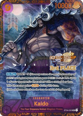 Kaido (CS 2023 Trophy Card) [3rd Place], One Piece Promotion Cards