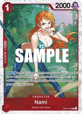 Nami (Ultra Deck: The Three Captains), One Piece Promotion Cards