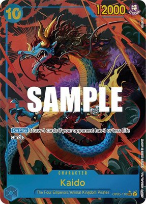 Kaido (118) (Alternate Art), Awakening of the New Era