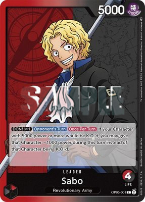 Sabo (001), Awakening of the New Era