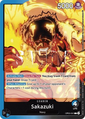 Sakazuki, Awakening of the New Era