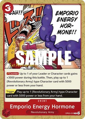 Emporio Energy Hormone, Awakening of the New Era: 1st Anniversary Tournament Cards