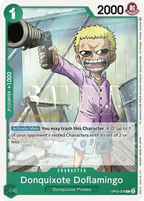 Donquixote Doflamingo (028), Awakening of the New Era: 1st Anniversary Tournament Cards