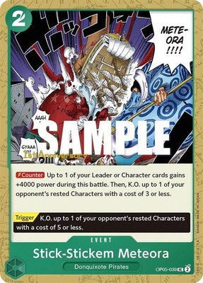 Stick-Stickem Meteora, Awakening of the New Era: 1st Anniversary Tournament Cards