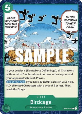 Birdcage, Awakening of the New Era: 1st Anniversary Tournament Cards