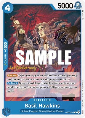 Basil Hawkins, Awakening of the New Era: 1st Anniversary Tournament Cards